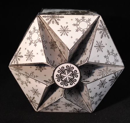 FTBM Snowflakes (grey) by Yvonne Middleton