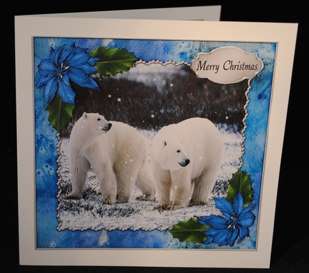 Christmas Polar Bears by Yvonne Middleton