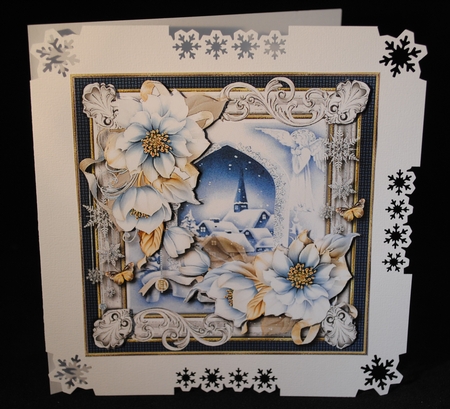 Happy Christmas Card Topper  by Yvonne Middleton