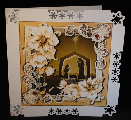 Jesus is the Reason for the Season Card Topper 2 by Yvonne Middleton
