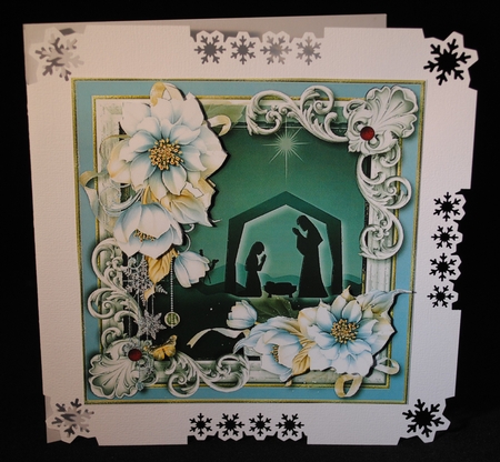 Jesus is the Reason for the Season Card Topper 3 by Yvonne Middleton