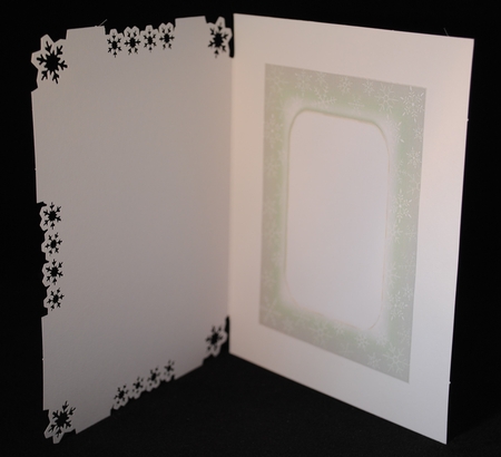Double Frame Christmas Scene - Sunbeams On The Snow by Yvonne Middleton