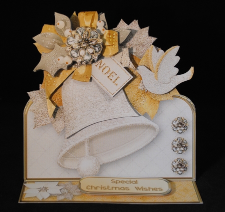 Christmas Bell - Easel Card Mini Kit by Yvonne Middleton