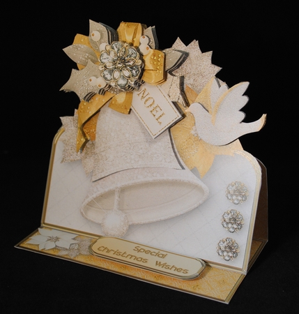 Christmas Bell - Easel Card Mini Kit by Yvonne Middleton