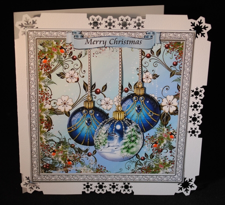 Christmas Bauble Blue Mini Kit by Yvonne Middleton