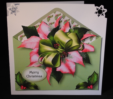 Christmas Envelope Of Flowers Bumper Kit by Yvonne Middleton