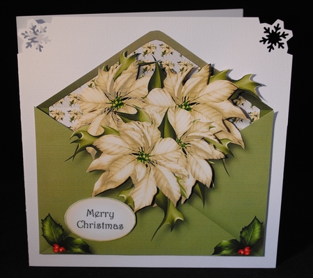 Christmas Envelope Of Flowers Bumper Kit by Yvonne Middleton