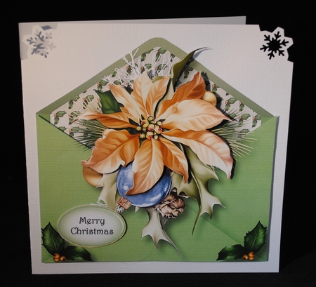 Christmas Envelope Of Flowers Bumper Kit by Yvonne Middleton