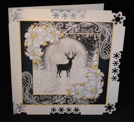 Midnight Christmas Stag Toppers 2 by Yvonne Middleton