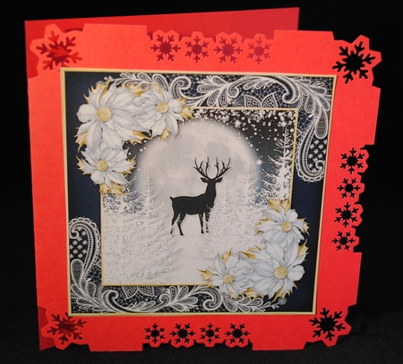 Midnight Christmas Stag Toppers 2 by Yvonne Middleton