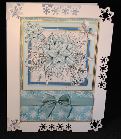 Winter Christmas  Quick card by Yvonne Middleton