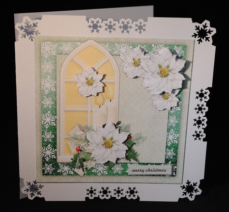 Christmas  Window   Quick card by Yvonne Middleton