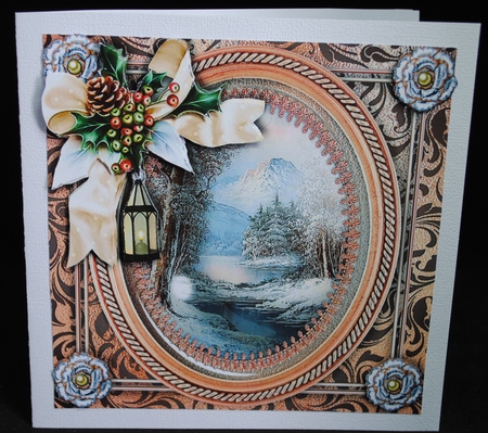 Bygone Age Copper - Snowy Mountain by Yvonne Middleton