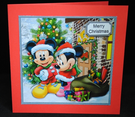 Minnie and Mickey Christmas by Yvonne Middleton