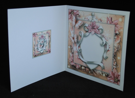 Pink Flutters Bauble Card Kit by Yvonne Middleton