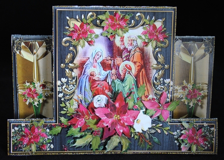 Nativity Scene Stepper Card Mini Kit-2 by Yvonne Middleton