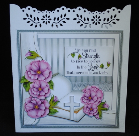 Sympathy Book & Flowers Mini Kit by Yvonne Middleton