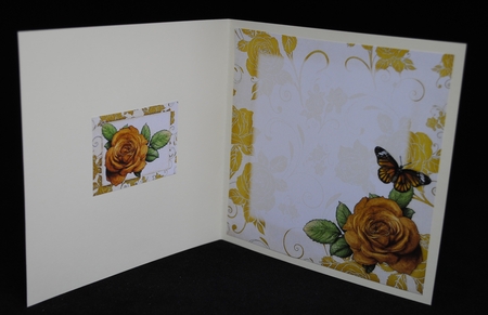 BUTTERFLY BLOSSOMS 4 SHEET MINI KIT GOLD by Yvonne Middleton