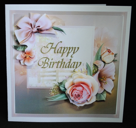 Pretty Pink Roses Mini Kit by Yvonne Middleton