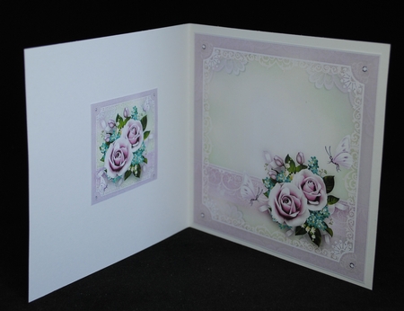 Fresh Violet Bouquet Roses Mini Kit by Yvonne Middleton