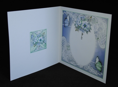 Flora And Lace Lilac And Mint Roses by Yvonne Middleton