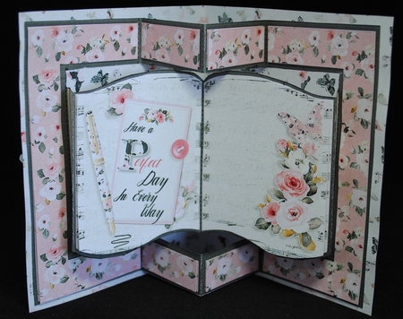 A Noteworthy Day Pop Out Book Card and Envelope Kit. by Yvonne Middleton