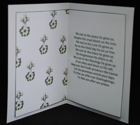 Christian Easter Verse Insert 4 by Yvonne Middleton
