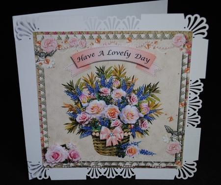 Basket of Flowers Mothers Day by Yvonne Middleton