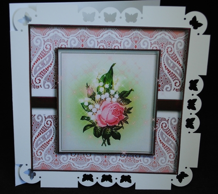 3 Floral lace card fronts/toppers 4 by Yvonne Middleton