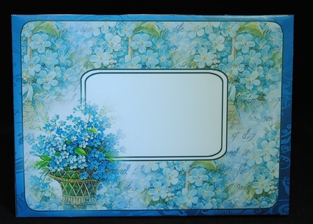 Hex Forget-me-nots pop-out by Yvonne Middleton