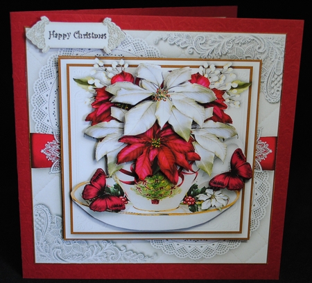 Christmas Teacup  by Yvonne Middleton