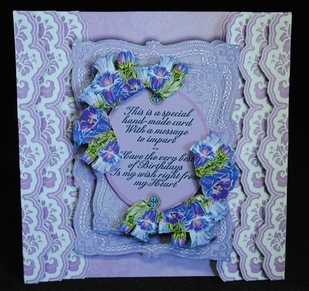 Lace Panel Greetings 4 by Yvonne Middleton