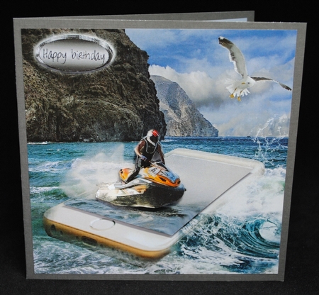 mobile jet ski by Yvonne Middleton