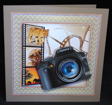 CAMERA SNAPSHOTS 7.5 Decoupage & Insert Bumper Kit by Yvonne Middleton