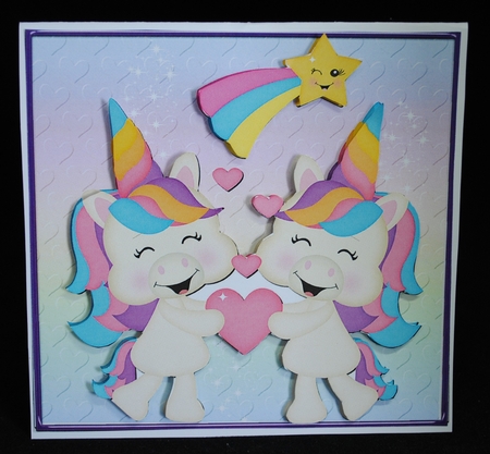 UNICORNS - TWIST AND POP CARD KIT by Yvonne Middleton