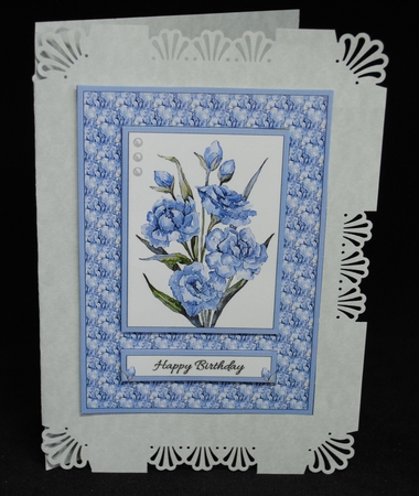 Lovely Peonies Topper by Yvonne Middleton