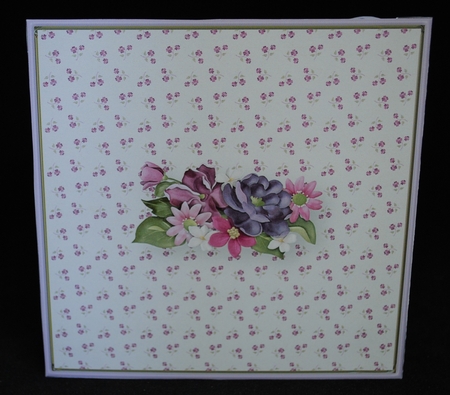 A Bucket of Flowers - Shell Front Card Mini Kit by Yvonne Middleton