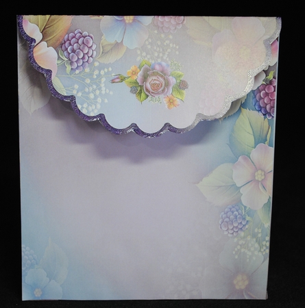 SCALLOPED TENT DECOUPAGE CARD KIT - LA FEMME by Yvonne Middleton