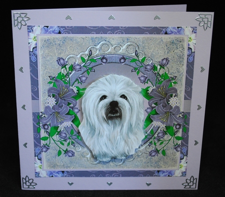 Just for you 7x7 quick card by Yvonne Middleton