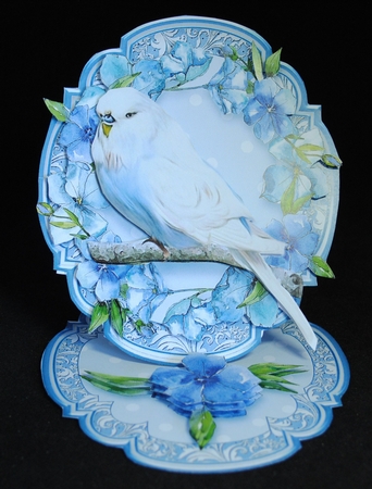 Feathered Friends Shaped Easel Bumper-1 by Yvonne Middleton