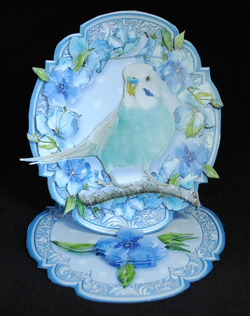 Feathered Friends Shaped Easel Bumper-1 by Yvonne Middleton