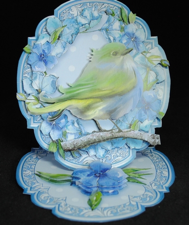 Feathered Friends Shaped Easel  Kit-6 by Yvonne Middleton