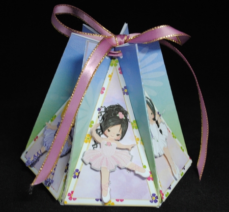 BALLET BIRTHDAY - HEXAGONAL GIFT BAG- HGB 14 by Yvonne Middleton