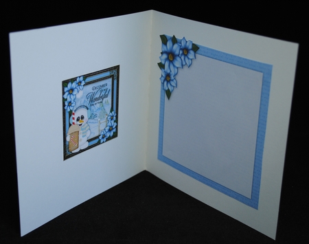 Christmas Snowman Card Mini Kit by Yvonne Middleton