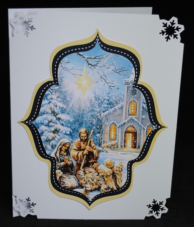 16 Vintage Christmas Classics Card Toppers Kit 2 by Yvonne Middleton