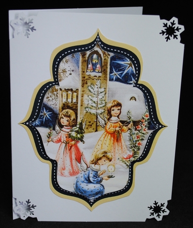 16 Vintage Christmas Classics Card Toppers Kit 2 by Yvonne Middleton