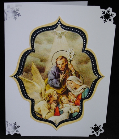 16 Vintage Christmas Classics Card Toppers Kit 2 by Yvonne Middleton