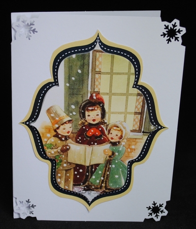 16 Vintage Christmas Classics Card Toppers Kit 2 by Yvonne Middleton