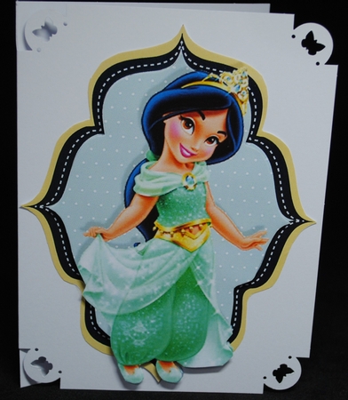 6 Little Princesses Card Toppers 1 by Yvonne Middleton