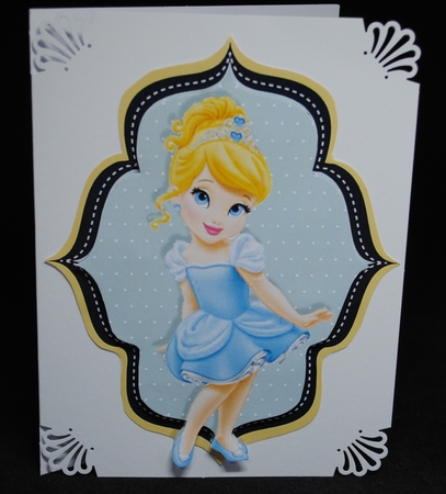 6 Little Princesses Card Toppers 1 by Yvonne Middleton